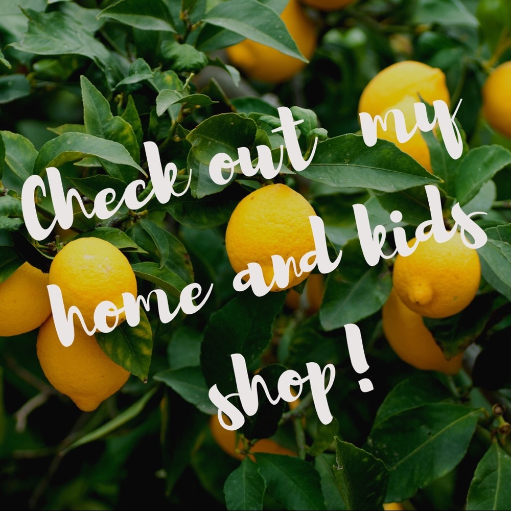 Homemade decor and kids shop now now open!